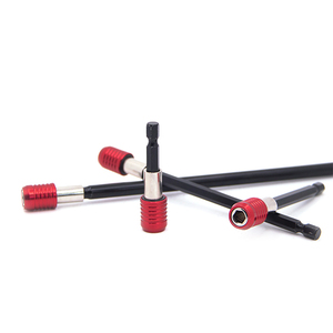 Perceuse électrique 300 mm Poignée hexagonale en alliage rouge Extension à dégagement rapide Tige <span class=keywords><strong>autobloquante</strong></span> - Product Image 4
