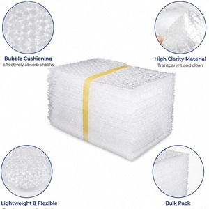 Bolsas de Burbujas Transparentes, Bolsas de Acolchado de Doble Pared para Mudanzas y Almacenamiento, Suministros de Embalaje y Envío - Product Image 4