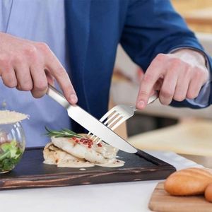 Silverware Set Flatware Cutlery Set Durable Stainless Steel Tableware in Ergonomic Design Kitchen Utensil Sets Dishwasher Safe - Product Image 3