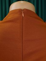 Nouvel arrivage Robes formelles grande taille pour femmes africaines Vêtements de couleur unie Swing perlé à manches longues pour l'automne