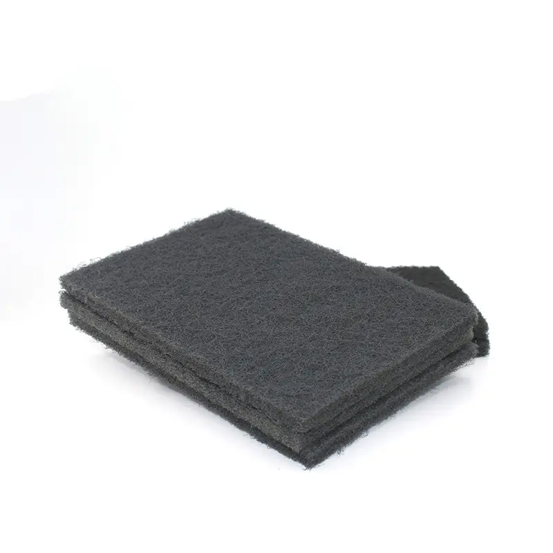 Kitchen Cleaning Scrubber Thick Dish Scrub Pads Abrasive Heavy Duty Gray Sponge Scouring Pad