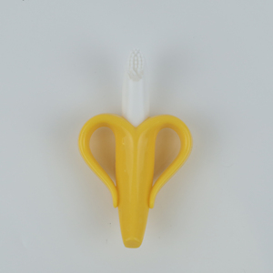 Oem dễ thương chuối hình mọc răng Stick silicon mọc răng đồ chơi cho Pain Relief biểu tượng mô hình tùy chỉnh - Product Image 3