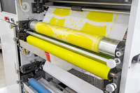 Machine d'impression d'étiquettes avec système de polymérisation UV pour autocollants personnalisés durables