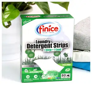 Finice FNC752 biodegradable laundry detergent strips eco-friendly sheets premium quality
