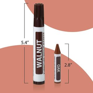<span class=keywords><strong>Kit</strong></span> de réparation de meubles Marqueurs pour bois - Ensemble de 13 - Marqueurs et bâtonnets de cire avec <span class=keywords><strong>kit</strong></span> d'aiguisage, pour les taches, les rayures, les sols en bois - Product Image 4
