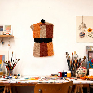 Suministros festivos personalizados Tema <span class=keywords><strong>de</strong></span> café Colgante <span class=keywords><strong>de</strong></span> pared Bordado Decoración Cafetería <span class=keywords><strong>Arte</strong></span> <span class=keywords><strong>de</strong></span> pared - Product Image 5
