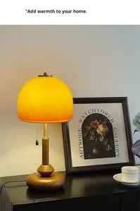 Mesita de noche de madera maciza Bauhaus Retro moderna, estudio Simple de cristal, ambiente decorativo, estilo antiguo de setas de Shanghai para DC - Product Image 6