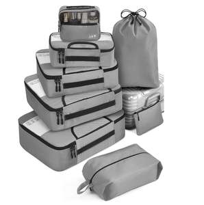 8 - Set Packing <b>Cubes</b> <b>Suitcases</b> Efficient Clothes and Travel Accessories Storage with Durable Portable Breathable Mesh Design - Product Image 1