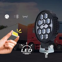 Barre lumineuse de travail LED, faisceau combiné spot et large, étanche IP68, éclairage tout-terrain pour chariot élévateur, véhicule de construction, camion, Jeep