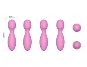 ミニ充電式バイブレーター女性用10振動モードシリコンマッサージ器ワッドコンパクトで静かな旅行用ソロまたはカップル用 - Product Image 4