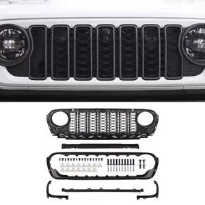 Parrilla Delantera para Auto, Parrilla Deportiva, Rejilla Frontal para JL Wrangler Gladiator 2018-2024, Kit de Carrocería, Accesorios para Auto - Product Image 1