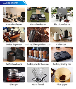 OEM 8-18 pezzi caffè da viaggio versate su Set (600ml): bilancia digitale, bollitore, smerigliatrice manuale e Server in vetro-perfetto <span class=keywords><strong>per</strong></span> regalare - Product Image 6