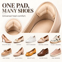Coussinets en mousse pour talons, inserts antidérapants pour talons trop grands ou trop amples, préviennent les ampoules, soulagent la douleur aux pieds pour hommes et femmes