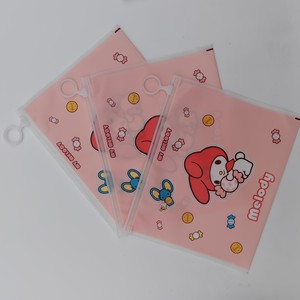 Bolsa de Lápices con Cierre de Cremallera de Dibujos Animados Reciclable, Linda Bolsa de Papelería para Estudiantes, Bolsa de Lápices de PVC Impermeable Transparente con Cierre Hermético y Serigrafía - Product Image 2