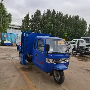 Mobile 3 Wheeled Diesel Bucket Garbage Truck School Factory Kitchen Waste Transfer Truck Hydraulic Dump Truck