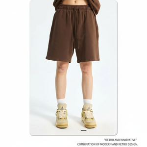 Pantalones Cortos Deportivos Casuales de Secado Rápido para Hombre, Cintura Elástica, Bolsillos, Tela de Lona, Cintura Media, Logotipo, Tejido de Punto, Servicio OEM, Pantalones Cortos Cargo - Product Image 1