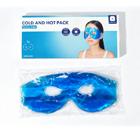 Masque oculaire réutilisable CSI avec gel chaud/froid, compresse de glace pour soulager les gonflements et les cernes, masque chauffant et rafraîchissant confortable pour les yeux