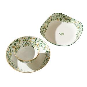 Оптовый набор экологичной керамической посуды: тарелки для ужина, пригодные для мытья в посудомоечной машине, пищевой класс, современный дизайн - Product Image 2