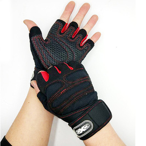 Wholesale Half Finger Breathable Non-Slip Weightlifting <b>Gloves</b> for Cycling Gym Use Polyester Rubber Neoprene Material Unisex - Product Image 4