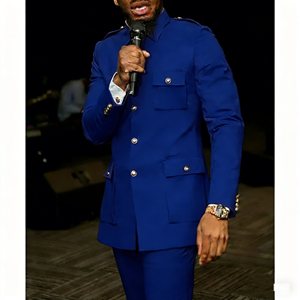 Costume <span class=keywords><strong>chic</strong></span> pour <span class=keywords><strong>homme</strong></span> en orange vif, à simple boutonnage, deux pièces (veste + pantalon), tenues décontractées, soirée, bal, mariage, ensemble de costumes de luxe pour <span class=keywords><strong>homme</strong></span> - Product Image 5