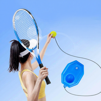 Auto étude Tennis amortisseur outil d'entraînement équipement d'exercice Tennis formateur balle de rebond avec corde plinthe