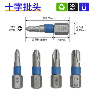 Juego de Destornilladores Multiusos de Acero S2, Puntas Hexagonales de 25 mm, Torx, Grado Industrial, Acabado Mate, 20-40 Piezas - Product Image 5