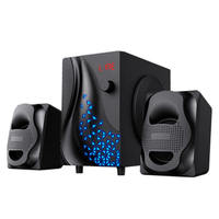 Altavoz Inalámbrico BT para Fiestas en Casa, KTV, 2.1 Canales, Multimedia, Altavoces para Juegos de Computadora de Escritorio