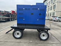 Générateur de soudage diesel silencieux à refroidissement par eau 127V 220V 60HZ 400A 30KW, machine à souder MIG TIG Gouging