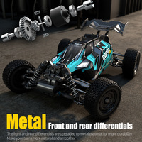Coche Teledirigido Todoterreno de Alta Velocidad, Escala 1:16, Tracción en las Cuatro Ruedas, Bigfoot, Escalada, Seguridad, Plástico ABS, Colorido, Regalo de Navidad