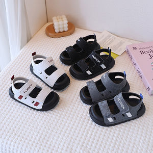 Sandales de sécurité antidérapantes pour garçons à la mode et légères à bout ouvert pour enfants nouvellement conçues - Product Image 1
