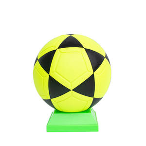 מפעל סיטונאי מקצועי משחק כדורגל כדורגל גודל רשמי פלואורסצנטי עבור אימון - Product Image 2