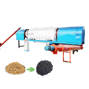 Energy-Saving Continuous Carbonization Furnace High Capacity Rice Husk Charcoal Making Machine with Automatic Feeding and Sealed - Product Image 1
