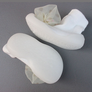 Calcetines con lazo para bebé, suela de goma suave, <span class=keywords><strong>zapatos</strong></span> antideslizantes para niño, calcetines de Interior para bebé - Product Image 6