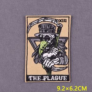 Patchs brodés thermocollants à rayures mystérieuses Tarot pour vêtements, prix d'usine, vente en gros, appliques - Product Image 3