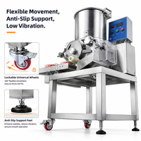 Nouvelle machine automatique commerciale XIBAO pour la fabrication de galettes de hamburgers, machine industrielle de formage de galettes de viande, 2100p/h, 220v/380v, 1 an de garantie