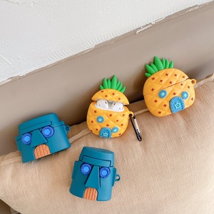 Custodia Protettiva per Auricolari Wireless a Forma <span class=keywords><strong>di</strong></span> Casa dell'Ananas <span class=keywords><strong>di</strong></span> <span class=keywords><strong>SpongeBob</strong></span> per Airpods 1 2 3 - Product Image 4