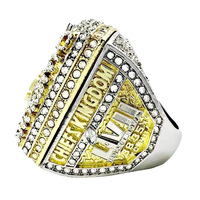 Nouvel ensemble de bagues de championnat NFL Kansas City Chiefs 1966 2023 en alliage de pierre naturelle, certifié CMA, électroplaqué, marque ZX, directement de l'usine
