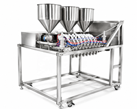 Machine de remplissage verticale à 8 têtes pour le remplissage automatique de bouteilles d'eau, d'huile de sésame, de jus et de vin