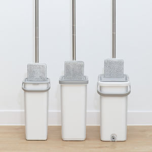 Fregona de limpieza de suelo duro de cedro Pocha <span class=keywords><strong>con</strong></span> cubo en <span class=keywords><strong>Pedal</strong></span> Trapeador Giratorio - Product Image 3