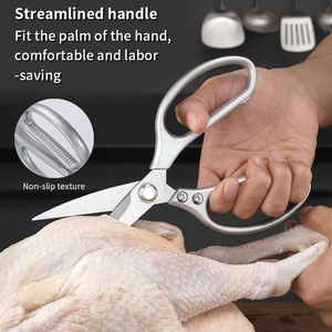 家用厨房不锈钢剪刀，用于食品切割和剪切 - Product Image 2