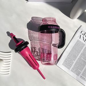 1300ml Cute <b>Large</b> Capacity Drinking Cup with Tritan Plastic Straw Safe and Odorless - Product Image 3