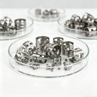 Anneaux Pall de 6 mm en acier inoxydable 410ss, garnissage métallique pour colonnes de distillation et d'absorption