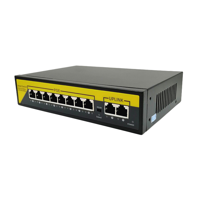 National Standard 8+2 10-port POE Switch 48V Network Cable Power Supply Monitoring Wireless AP 4+2 6 Ports 10 Ports Terminal