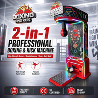 MAKER Machine d'arcade simulateur de boxe et de kick-boxing à fort potentiel de profit, jeu interactif de frappe au sac de boxe, Maquina De Boxeo pour cinémas et salons
