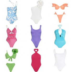 JSN148D 2023 nuevo diseño <span class=keywords><strong>de</strong></span> moda marca <span class=keywords><strong>de</strong></span> lujo Bikini flor traje <span class=keywords><strong>de</strong></span> <span class=keywords><strong>baño</strong></span> ECO tela mujeres traje <span class=keywords><strong>de</strong></span> <span class=keywords><strong>baño</strong></span> personalizado - Product Image 2