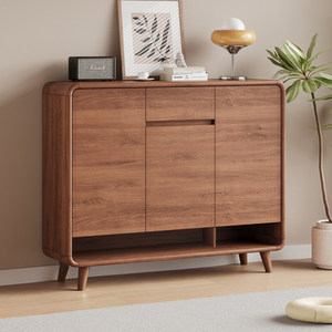 Lxyx Modern Foldable Wooden <b>Shoes</b> Cabinet Multi <b>Functional</b> Home Door Large Capacity Storage Entry Hall Entrance Storage - Product Image 2