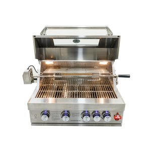 ห้องครัวกลางแจ้ง 66000 BTU/19.3 kw สแตนเลสในตัว 4 Burner เตาย่างพร้อมเตาอินฟราเรด - Product Image 2