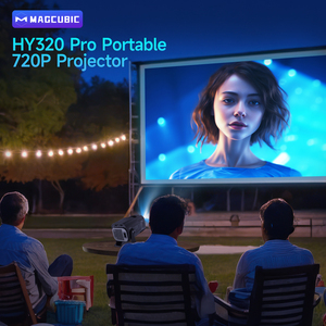 Mini Proyector Inteligente Magcubic HY320, Compatible con 4K y 8K, 300ANSI Lúmenes, Portátil para Exteriores e Interiores, Corrección Trapezoidal Automática, Sistema Android 14 - Product Image 2