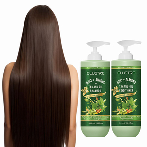 Shampoo crème à l'huile de tamanu, menthe et amande, à base de plantes, sans cruauté envers les animaux, OEM |   Soin réparateur et hydratant en profondeur du cuir chevelu pour cheveux secs et abîmés - Product Image 5