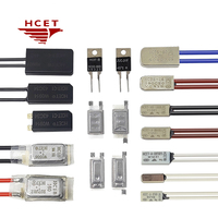 Protecteur thermique HCET-C1, interrupteur de contrôle de température, étanche, pour voitures, sièges chauffants et source d'alimentation par batterie
